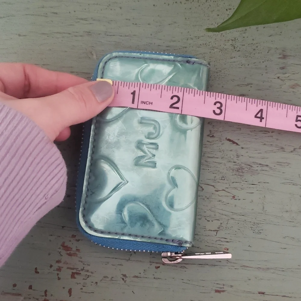 Marc Jacobs Metallic Blue Wallet
